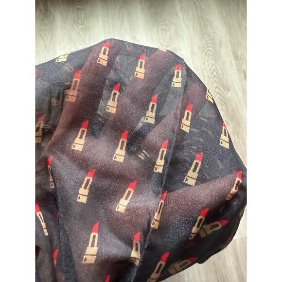 Zara Lipstick Bodysuit, Women's Small, Black, Sheer - Picture 7 of 7